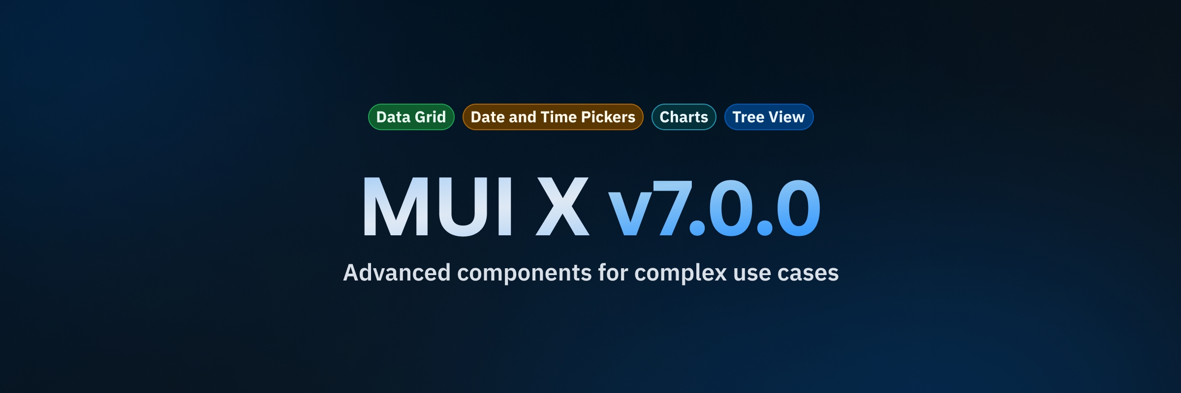 MUI X v7 - major stable release